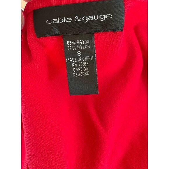 Sleeveless Summer Red Lightweight Tank Blouse Sz S - Picture 5 of 9